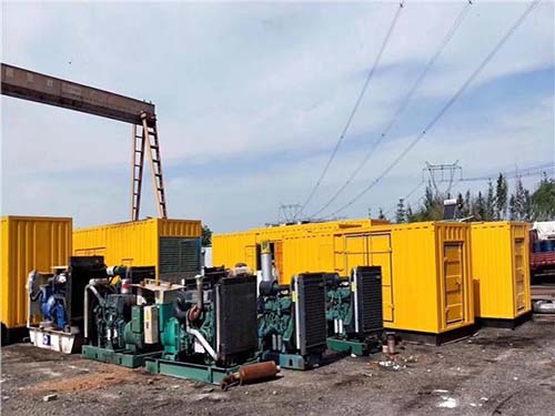 淄博发电机租赁案例