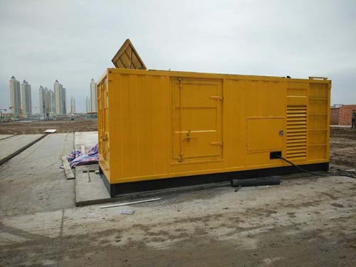 济宁发电机租赁案例